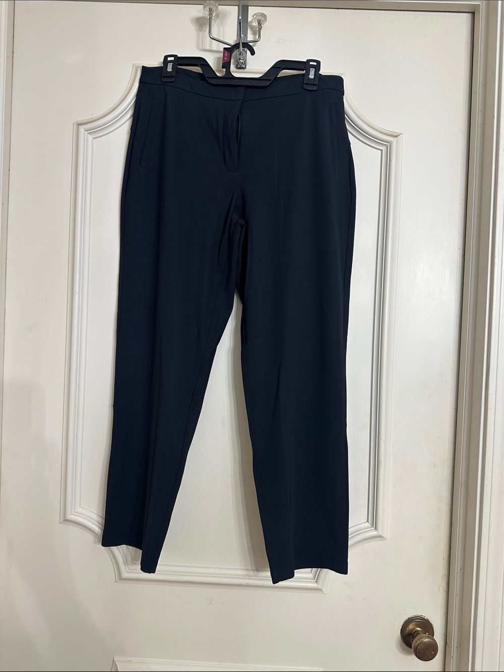 lululemon athletica Black Slim Tapered Work Trousers